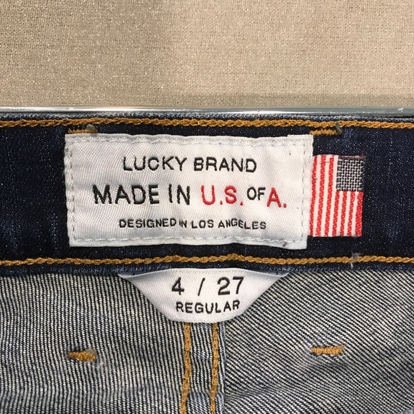 Lucky Brand Medium Wash Charlotte Kick Flare 27 - Picture 6 of 7